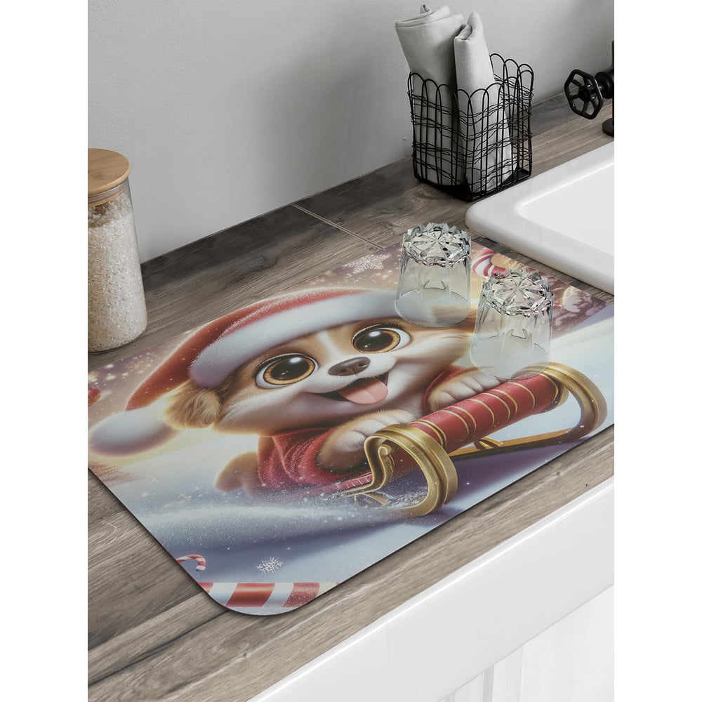 Изображение товара Коврик для сушки посуды JoyArty прямоугольный 58x38 см sbmrec_sd3865