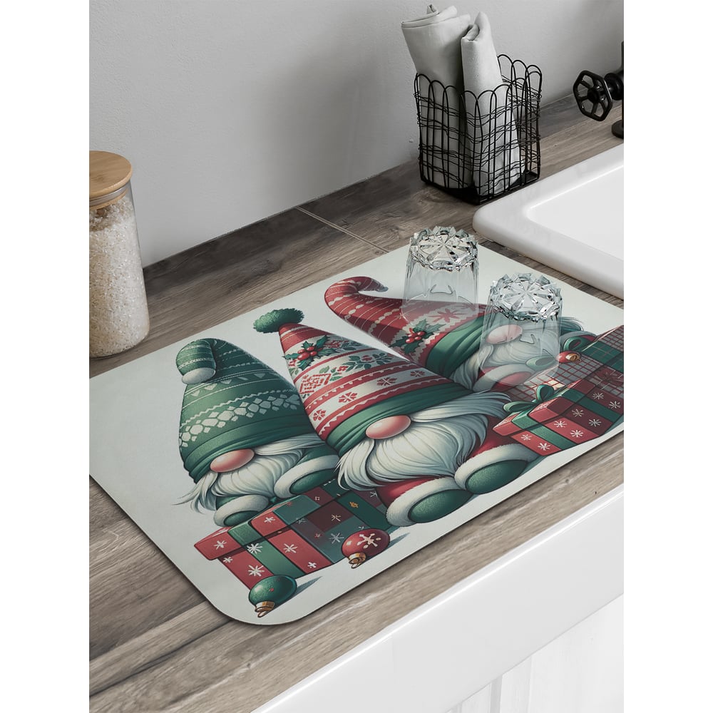 Изображение товара Коврик для сушки посуды JoyArty прямоугольный 58x38 см