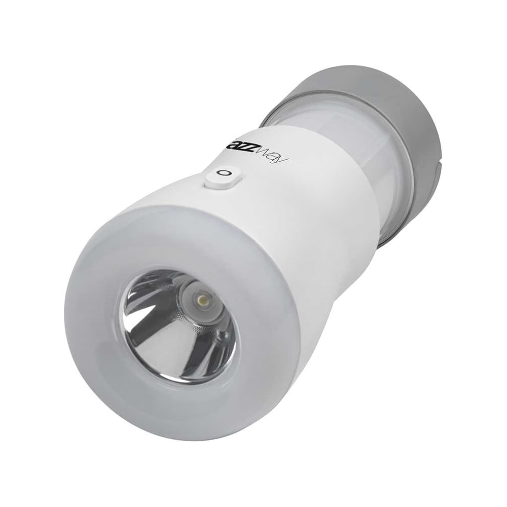 Изображение товара Фонарь светодиодный кемпинговый аккумуляторный Jazzway Accu5-L1W/L10/L14-wh Li-ion 18650 1200мА.ч 3 источника света IP20 5048850
