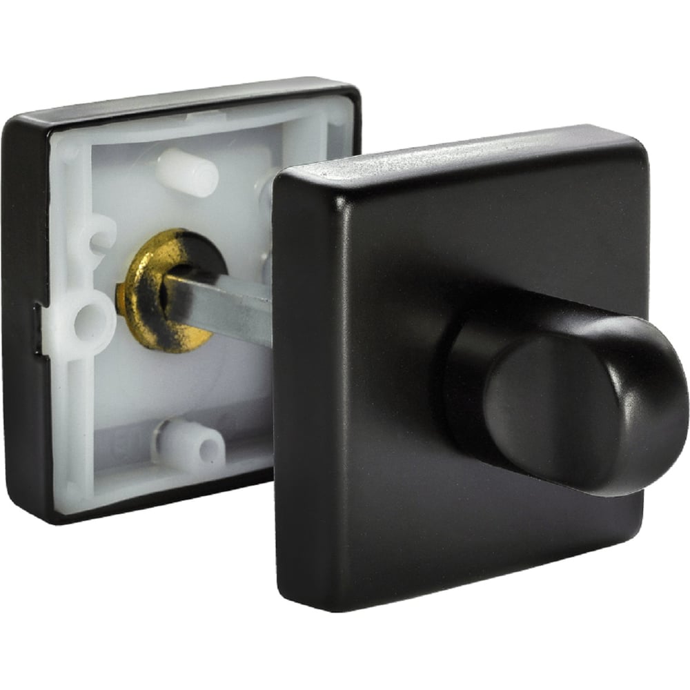 Дверная завертка MORELLI LUX-WC-SQ NERO, цвет - черный 9012329