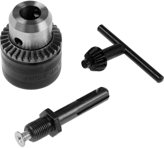 Изображение товара Патрон ключевой (М12х1.25; 1.5-13 мм; переходник на SDS-plus) ТУНДРА 5189417