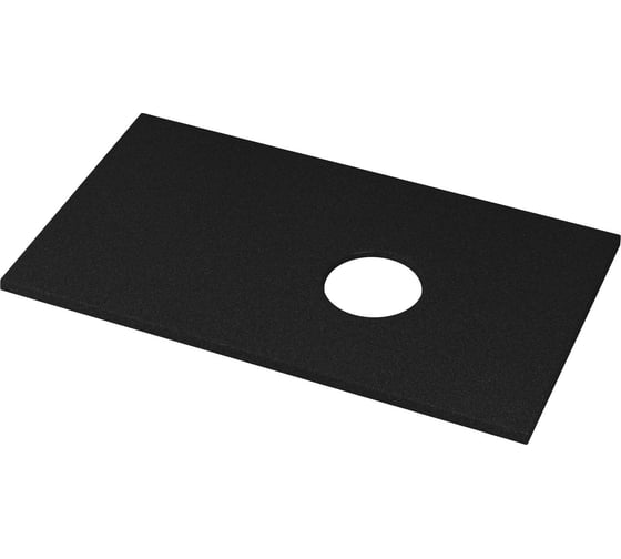 Изображение товара Столешница кварц под накладную раковину Bauedge BAU Hotel 80, черный металлик MRY0013