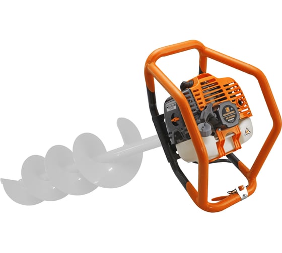 Изображение товара Мотобур CARVER AG- 65/000 2200 Вт, 3 лс, без шнека, d пос=20 мм, 62 см.куб, усиленная рама 01.003.00096