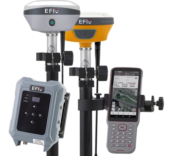 Изображение товара Приемник EFIX F8 + C5 + FC2 (Android) + Радио модем FL3 (6 шт. в упаковке) С5-F8-FL3-FC2 EFIX-С5-F8-FL3-FC2