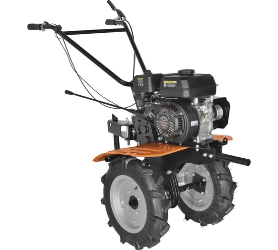 Изображение товара Мотоблок CARVER МТ-7100 (7 л.с, усиленная рама, передачи 3/1, регулируемый руль, фрезы, колеса 4 на 10) 01.006.00039