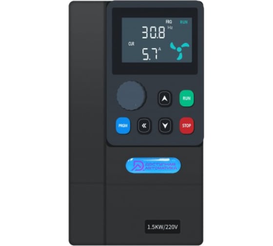 Изображение товара Частотный преобразователь Доступная Автоматика 220В, 1.5кВт, 7А DA0015G1