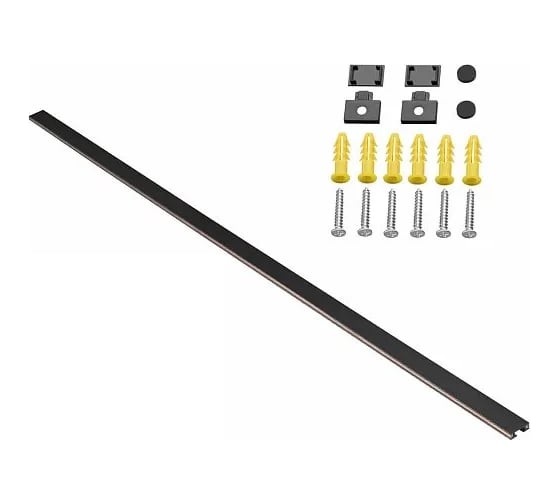 Изображение товара Низковольтный накладной шинопровод NOVOTECH длина 1м (заглушки в комплекте) 135263