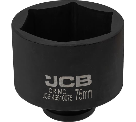 Изображение товара Головка ударная глубокая 75 мм, 6 граней, 3/4"DR JCB JCB-46510075(60574)