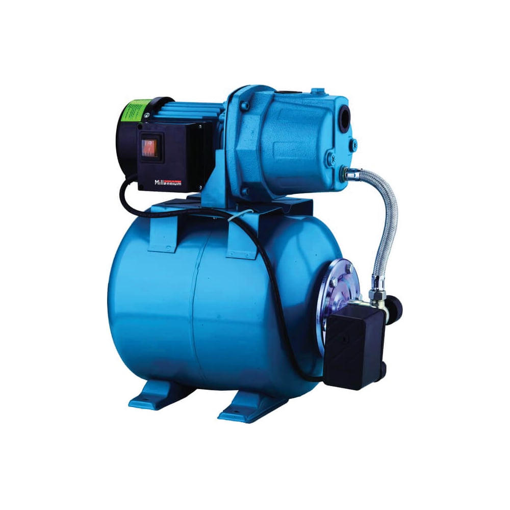 Изображение товара Насосная станция водоснабжения Millennium 1200Вт 25м выр.6.3 бар чугун