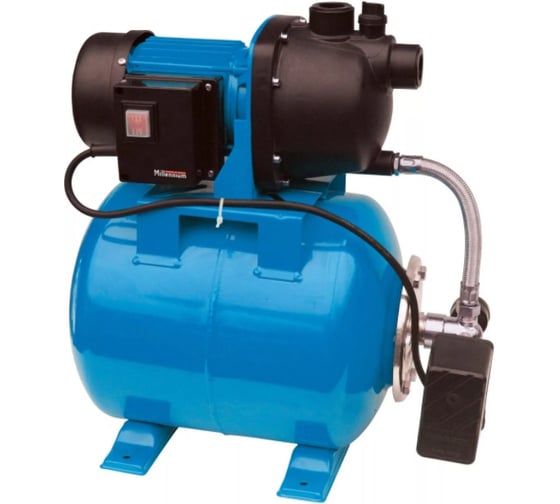 Изображение товара Станция водоснабжения Millennium 600Вт/35м/50л с пластиковым корпусом АСВ 600/24П