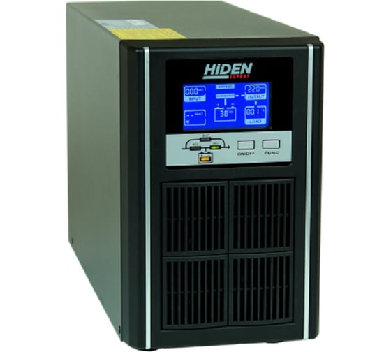 Изображение товара Источник бесперебойного питания HIDEN EXPERT 1 kVA/0,9 kW 3хАКБ внешние 36В ЗУ 10А UDC9201H-36
