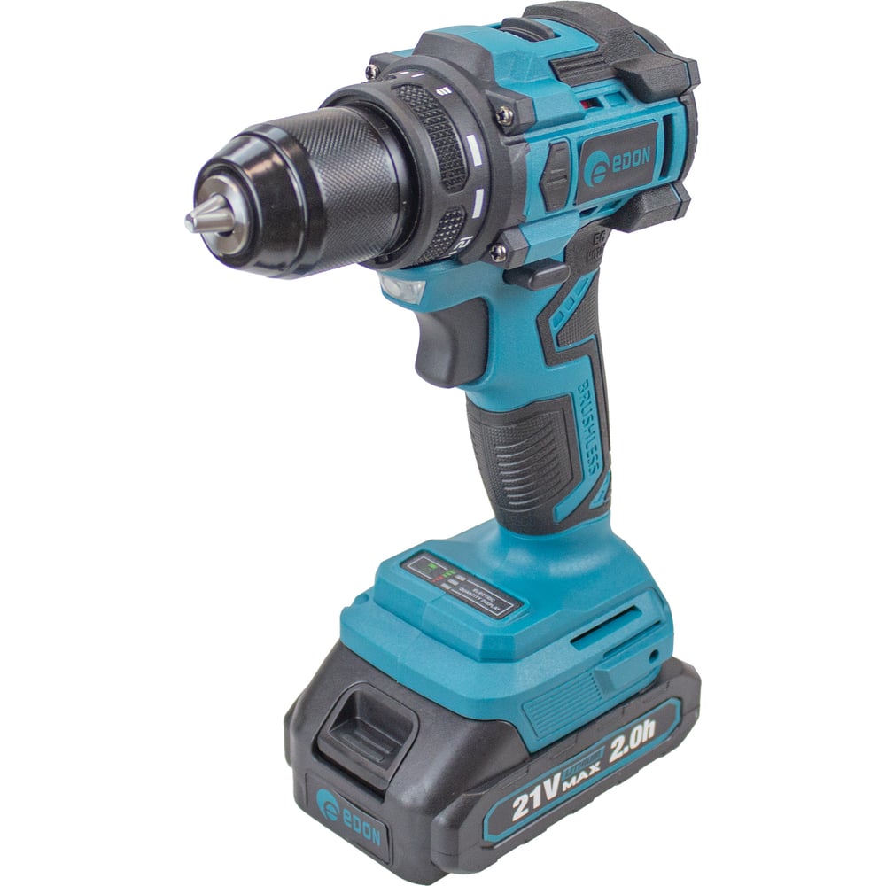 Изображение товара Аккумуляторная дрель EDON AD-21CBL 21 В, 2 скорости, реверс, подсветка