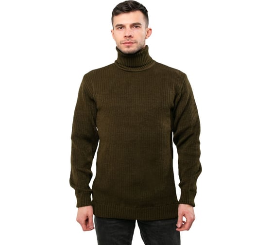 Изображение товара Джемпер армейский ООО ГУП Бисер п/ш хаки, размер 60-62, рост 182-188 4650363400908