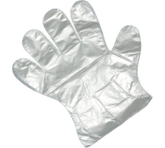 Изображение товара Одноразовые полиэтиленовые перчатки КЕДР 100 шт 145 0084 210744