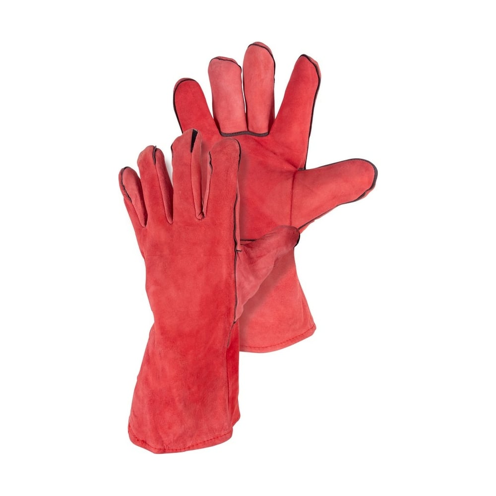 Изображение товара Спилковые краги для сварки FOXWELD 6324 красные XL