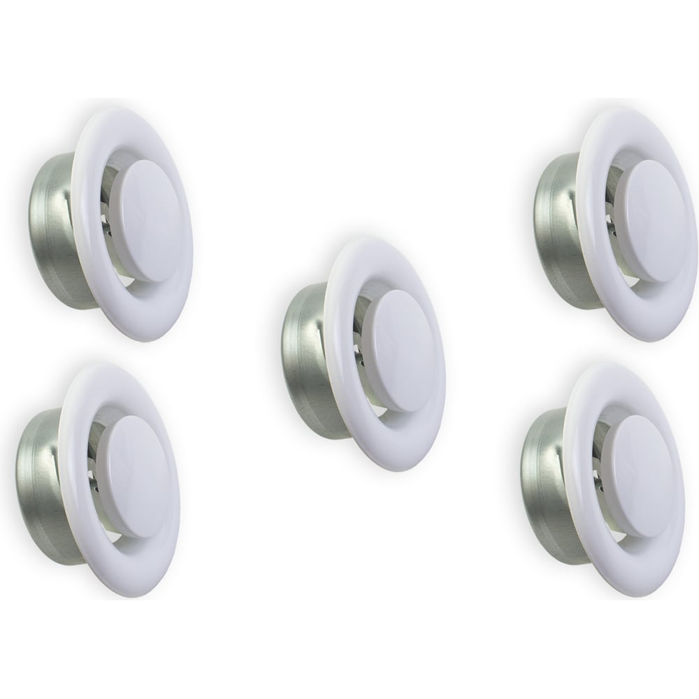 Изображение товара Диффузор/анемостат приточный стальной DVC-150, комплект из 5-и шт ARIUS 135537