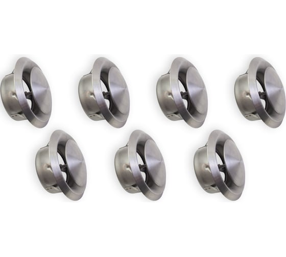 Изображение товара Диффузор приточно-вытяжной нержавеющая сталь DVC-SS-150, комплект из 7-и шт ARIUS 135557