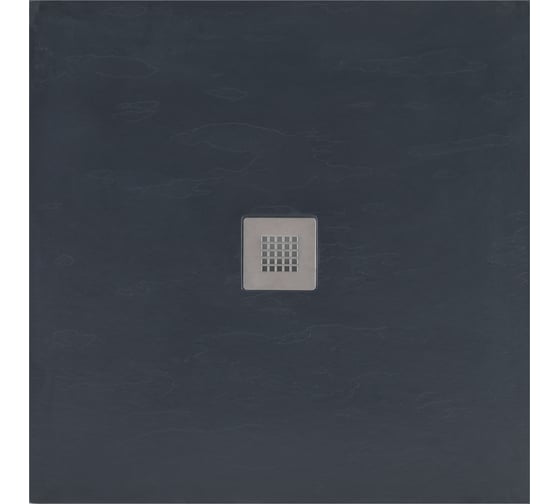 Изображение товара Литьевой поддон Aquanet 001B Pleasure NEW 900х900х30 мм, без сифона, черный камень 00258888