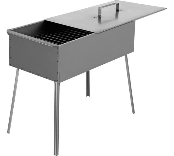 Изображение товара Двухъярусная коптильня PALISAD 500x270x175, 0,8 мм, с поддоном, на ножках// Camping/Россия 69527