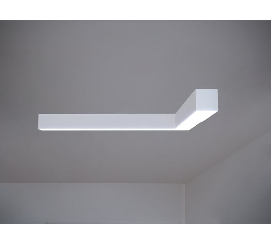 Изображение товара Светильник светодиодный накладной угловой N55 угловой A90 (0.75м_0.75м, 33Вт, 3000К, белый) Modaline MLN5575W23.A90