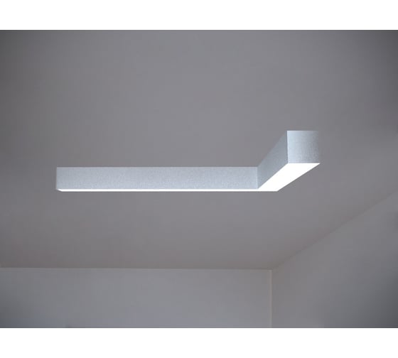 Изображение товара Светильник светодиодный накладной угловой N55 угловой A90 (0.5м_.05м, 22Вт, 4000К, матовый аллюминий) Modaline MLN5550A24.A90