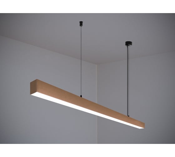 Изображение товара Светильник светодиодный подвесной P55 (2м, 44Вт, 4000К, коричневый) Modaline MLP55200BR24