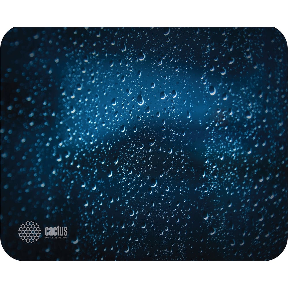 Изображение товара Коврик для мыши CACTUS Water Drops 220x180x2 мм CS-MPС-P05XS 2016766