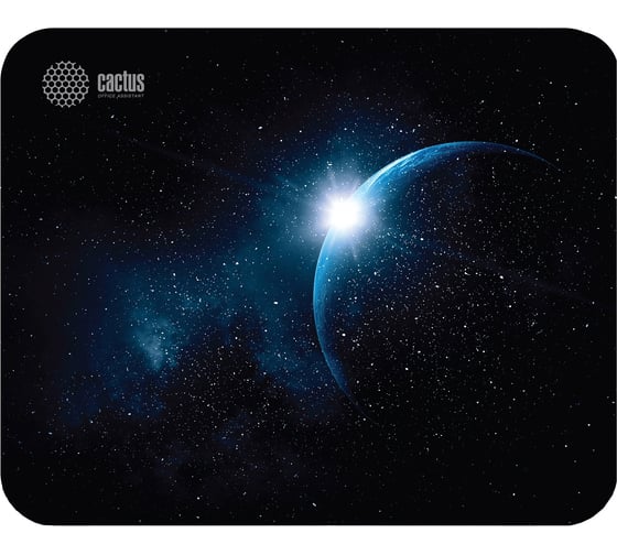 Изображение товара Коврик для мыши CACTUS Space 220x180x2 мм CS-MPС-P04XS 2016765