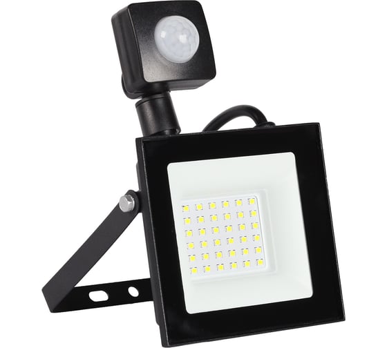 Изображение товара Светодиодный (LED) прожектор Smartbuy FL Sensor Pro 30W/6500K/IP65 SBL-EFLPIR-30-65