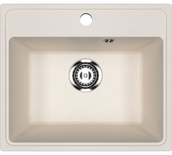 Изображение товара Мойка для кухни Bauedge BAU Stil Pro 49x42, без выпуска, белый песок PR0007