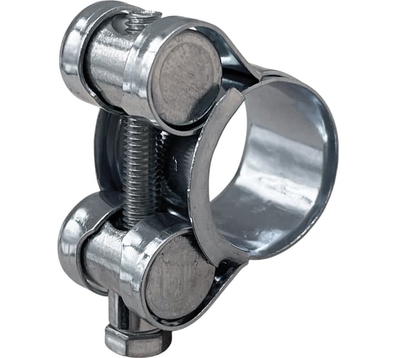 Изображение товара Хомут силовой Крепавто оцинкованный W1, 20-22 мм U0056