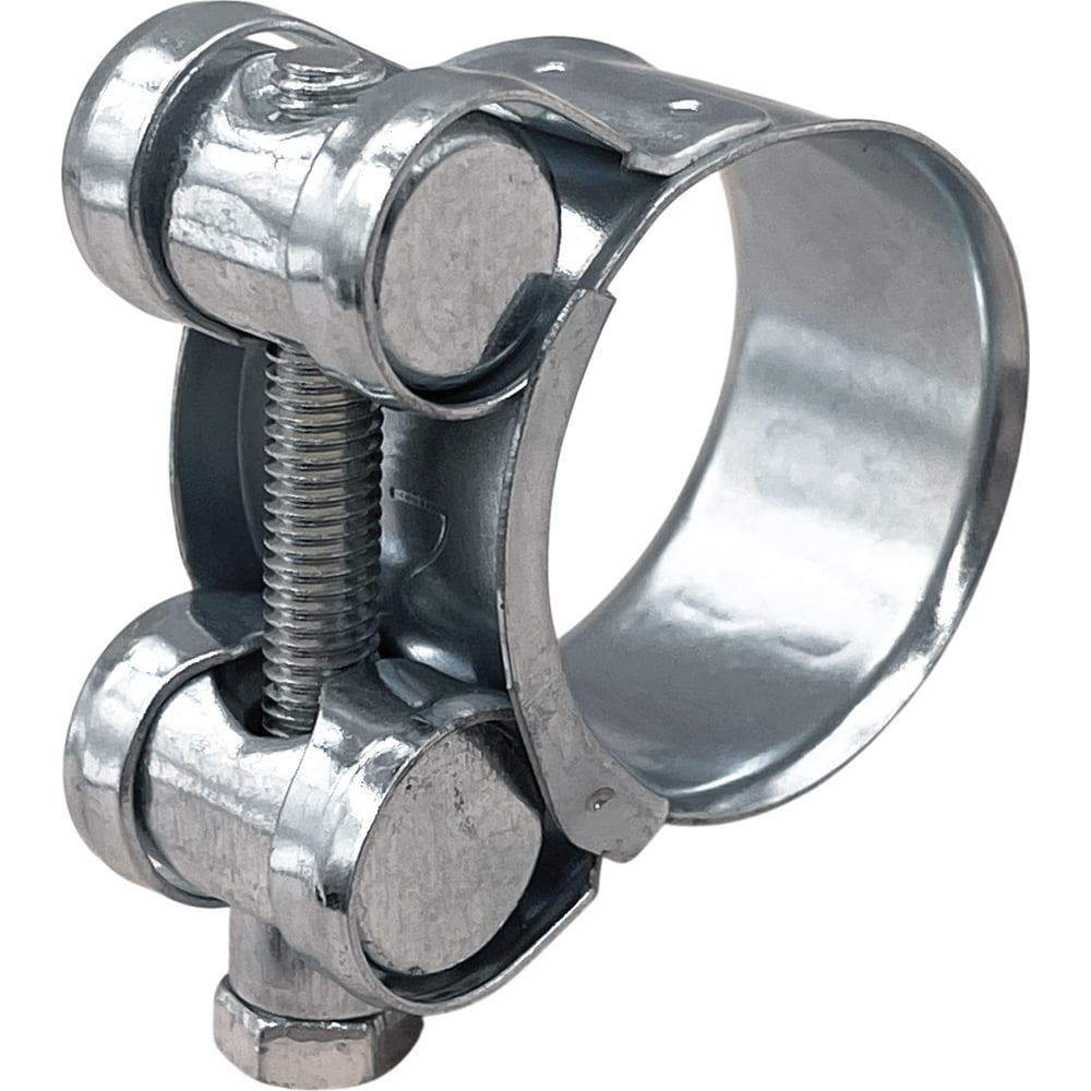 Изображение товара Хомут силовой Крепавто оцинкованный W1, 26-28 мм U0058