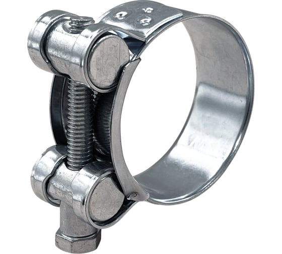 Изображение товара Хомут силовой Крепавто оцинкованный W1, 40-43 мм U0060