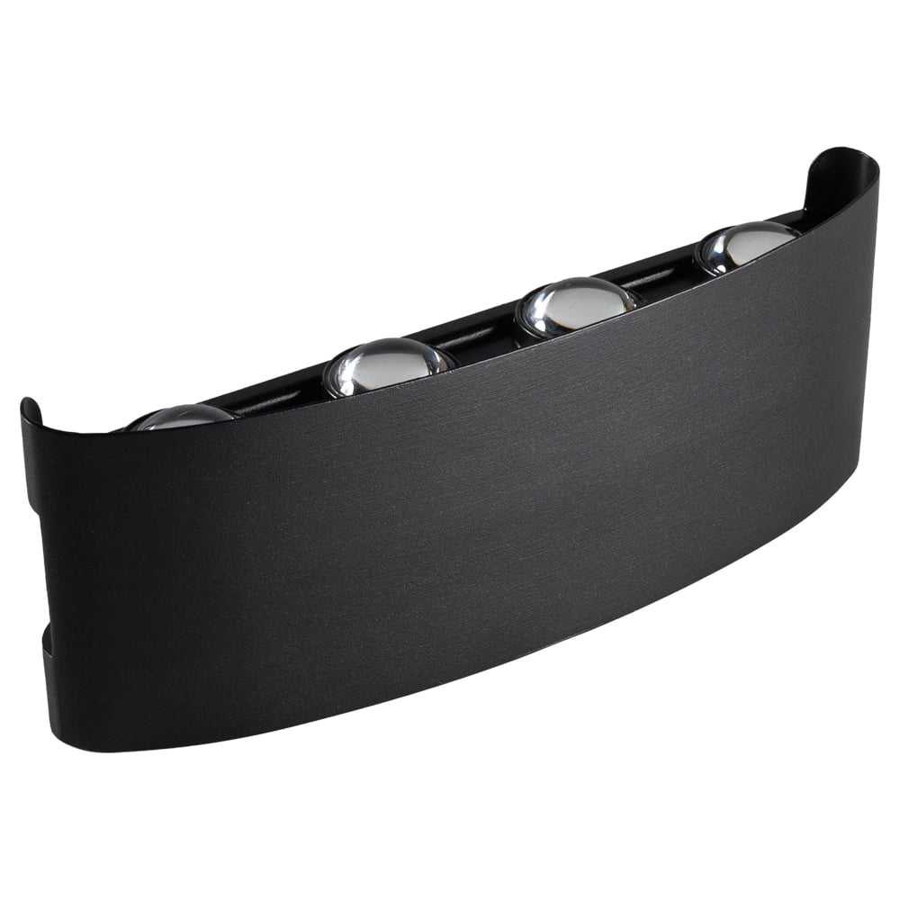 Изображение товара Уличный светодиодный настенный светильник Smartbuy WALL 8х1Вт 3000К IP65 220В черный