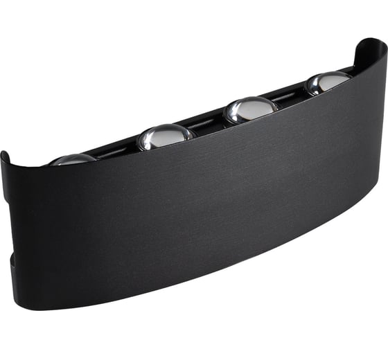 Изображение товара Уличный светодиодный настенный светильник Smartbuy WALL 8х1Вт 3000К IP65 230В черный SBL16900