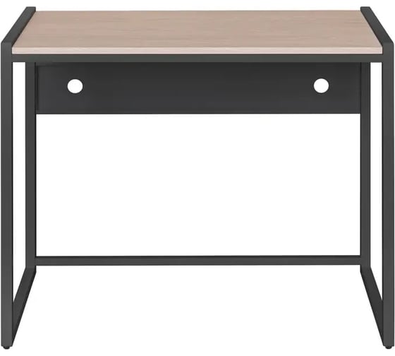 Изображение товара Стол письменный GreenWeen AGORA, 900x500x765 мм, черный каркас, столешница ЛДСП дуб натуральный GW-AGORA-900-B-LD-NATUR
