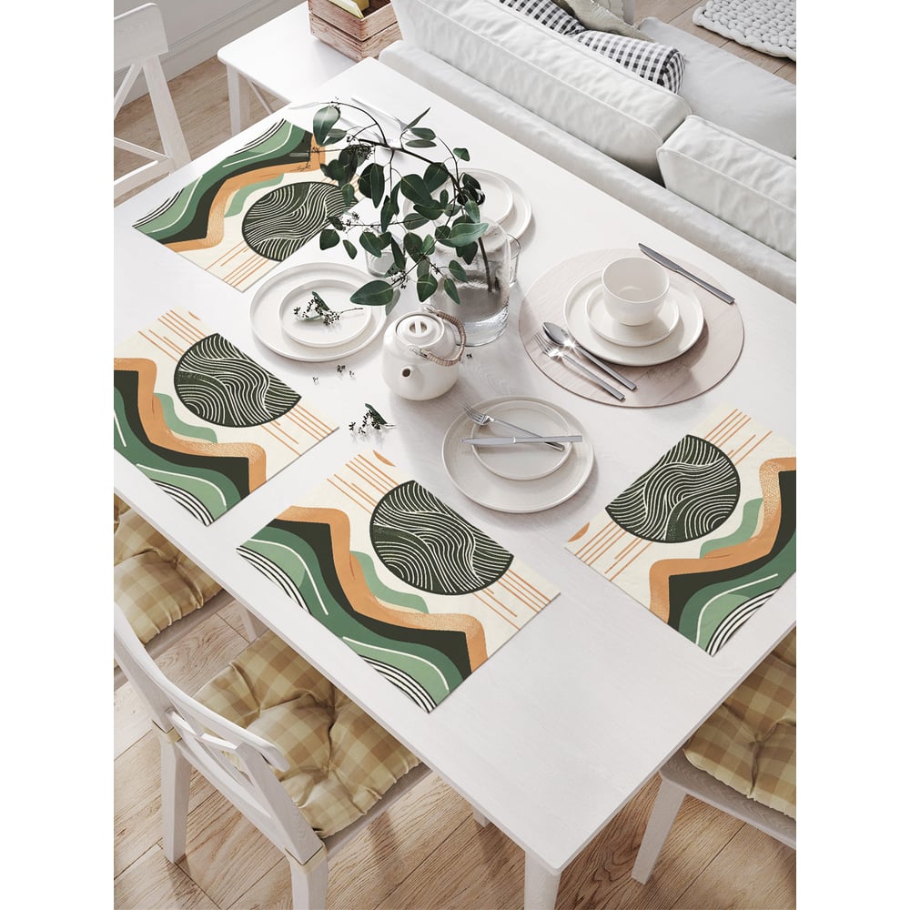 Изображение товара Салфетки для сервировки JoyArty Солнце горы 32x46 см 4 шт интерьерные украшения