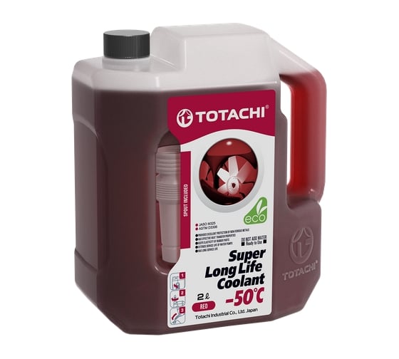 Изображение товара Охлаждающая жидкость TOTACHI SUPER LLC Red -50C, 2 л 41902
