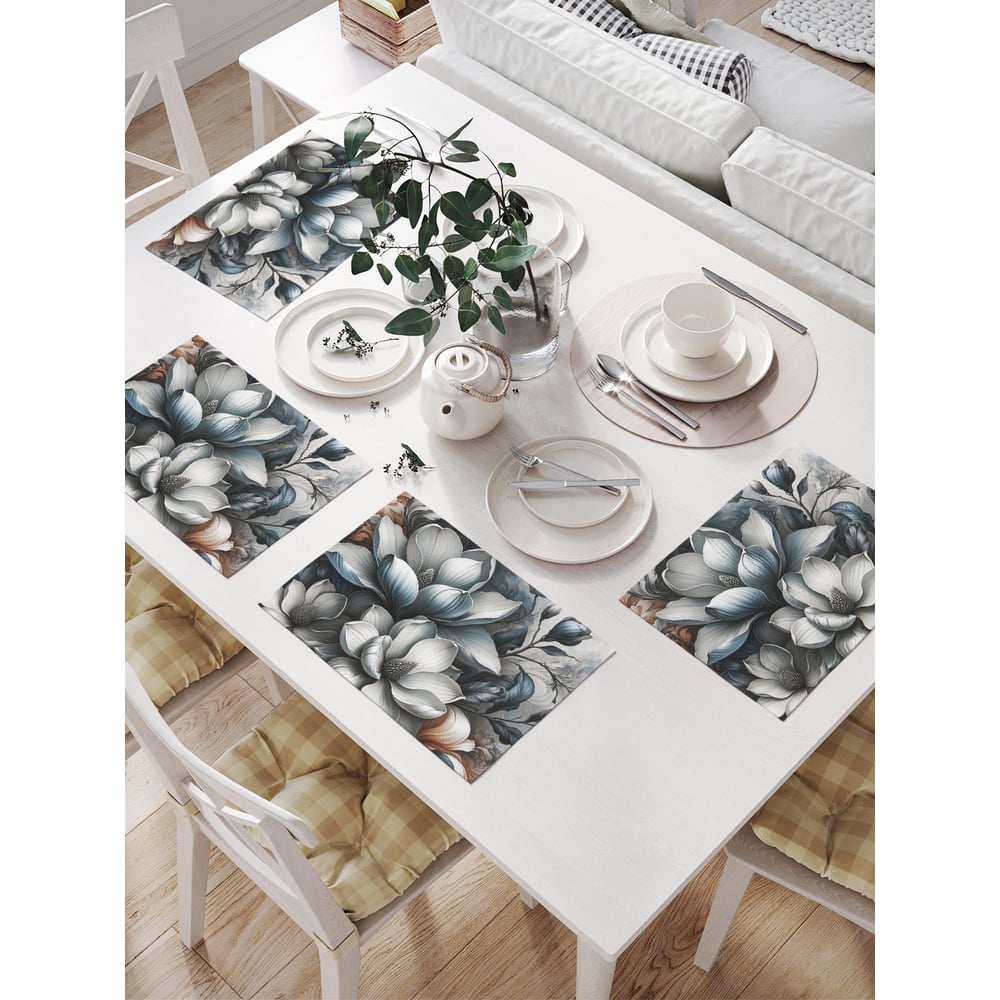 Изображение товара Набор салфеток для стола JoyArty Бледная магнолия 32x46 см 4 шт