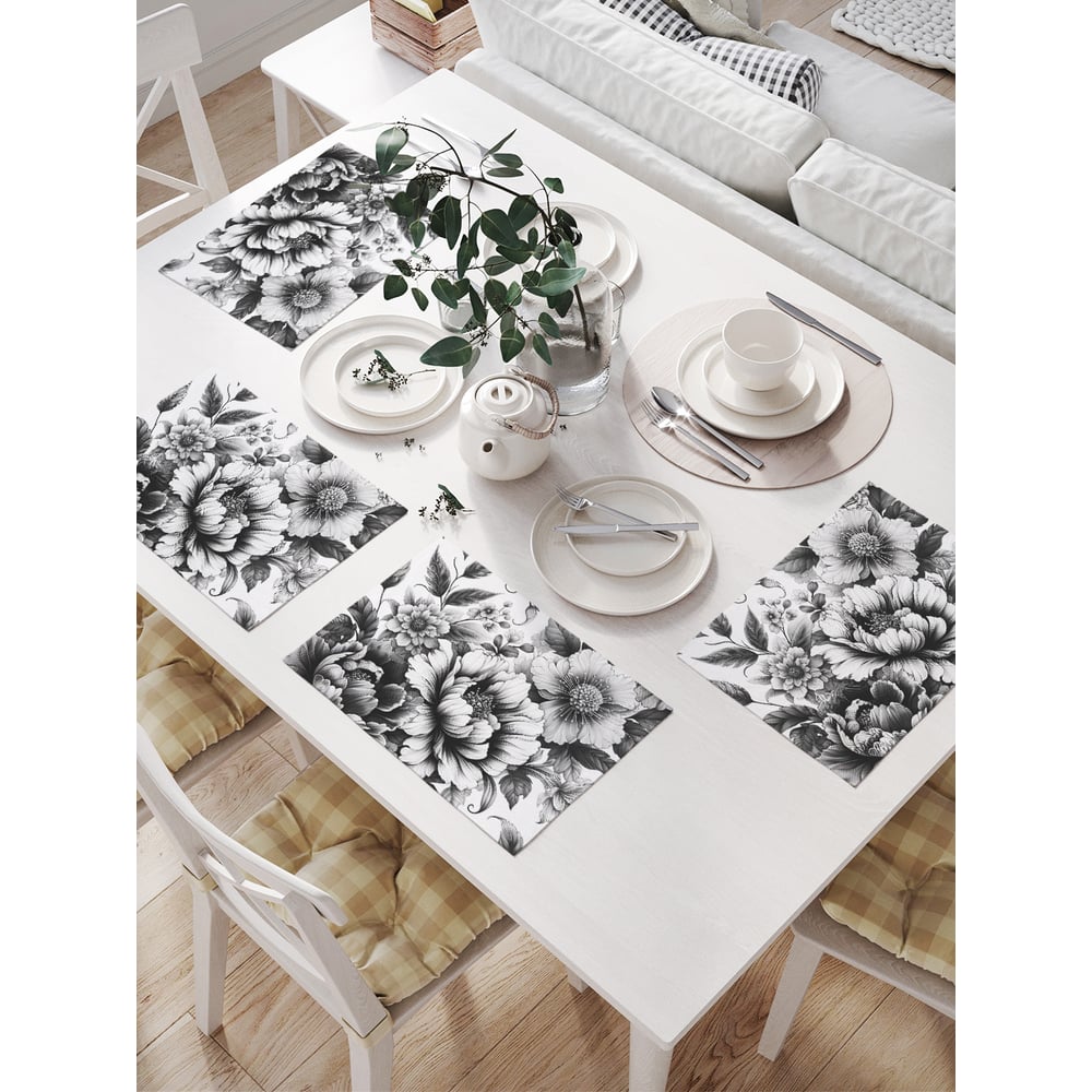 Изображение товара Салфетки для сервировки JoyArty Удивительные цветы 32x46 см, 4 шт.