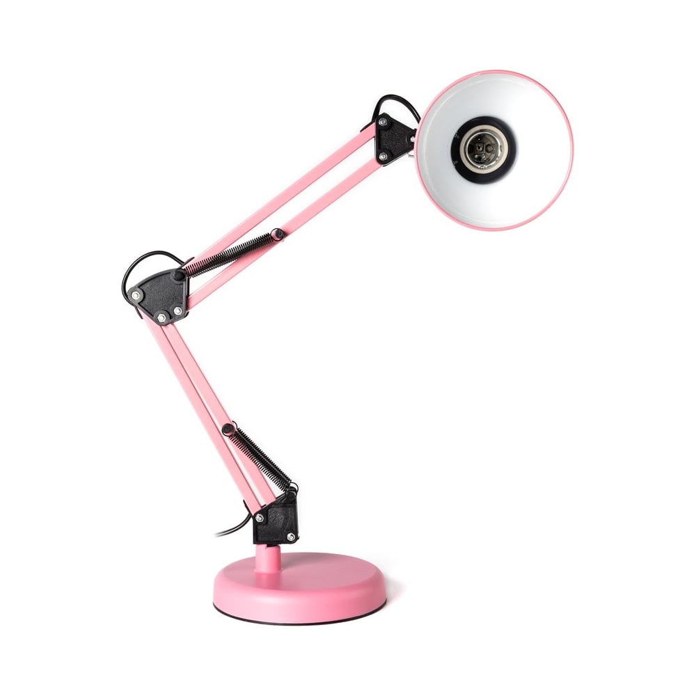 Изображение товара Настольный светильник Smartbuy на основании с абажуром розовый 60 Вт E27