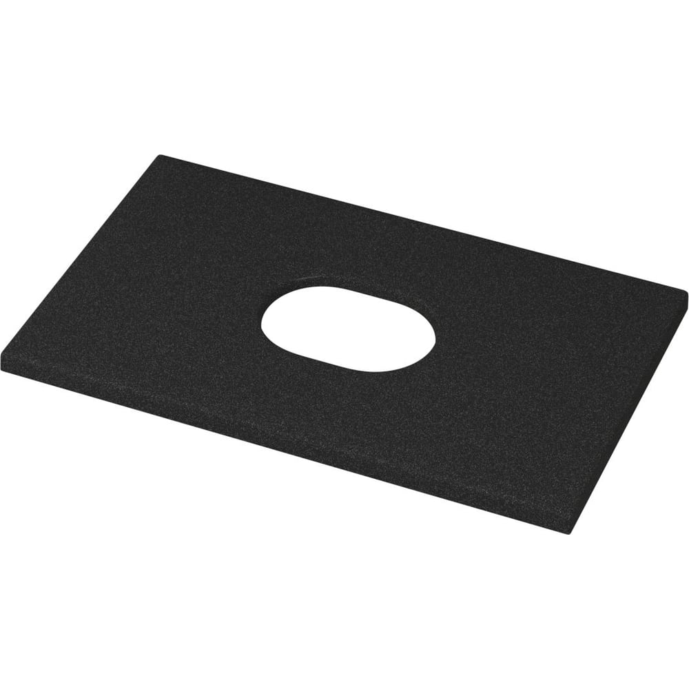 Изображение товара Столешница кварцевая под накладную раковину Bauedge BAU Hotel 50, черный металлик MRY0009