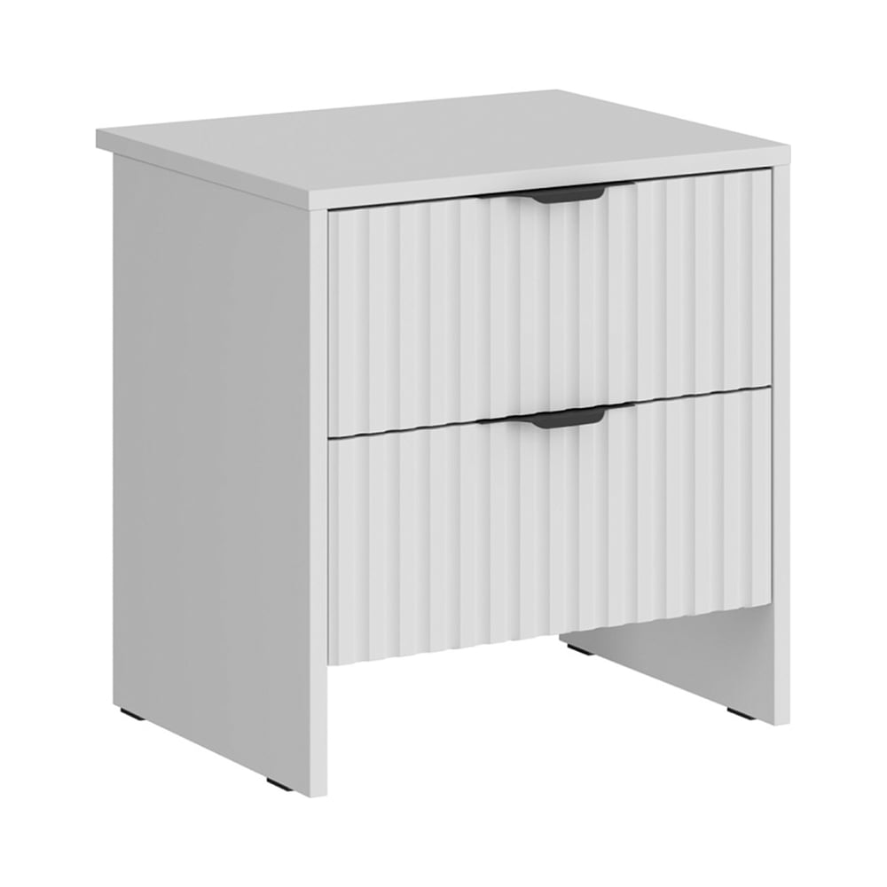 Изображение товара Тумба Ridberg LUGANO 2Я белая современная мебель с 2 ящиками