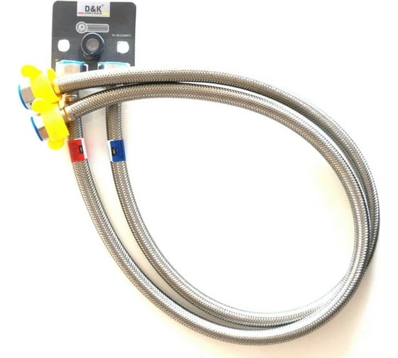Изображение товара Подводка гибкая DK (2 шт; гайка 1/2-гайка 1/2; 0.8 м) D&K DC1250071
