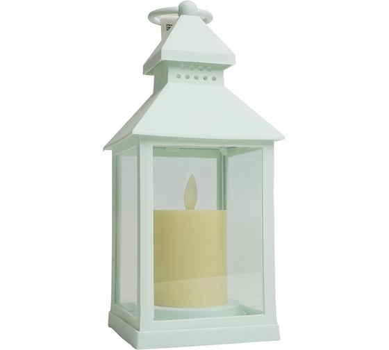 Изображение товара Световая фигура FERON Свеча "Волшебный фонарь" 1 LED 2700K, батарейки 3хААА, 22 см, белый, LT133, 51458