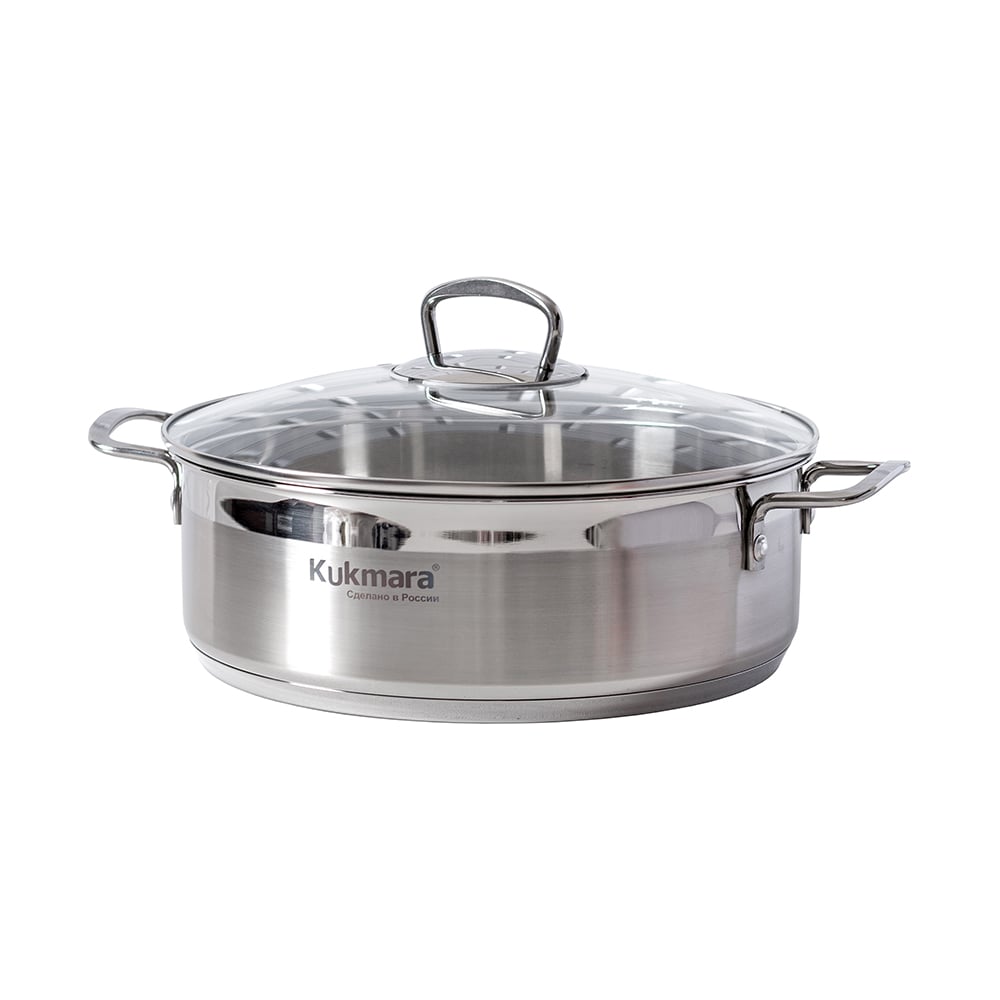 Изображение товара Сотейник Kukmara ORION 4 л диаметр 26 см с крышкой и индикатором нагрева