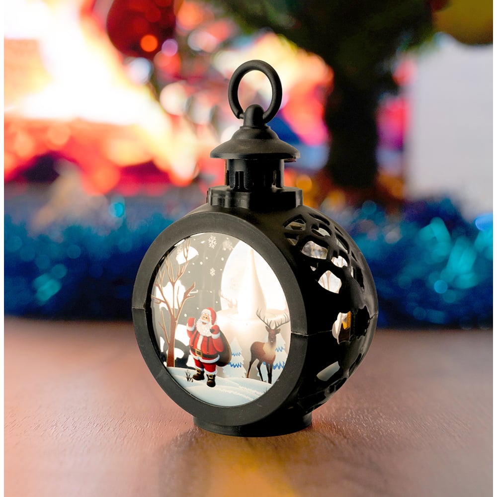 Изображение товара Световая фигура FERON Свеча Сказочный лес LED 12 см черное золото LT127