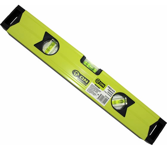 Изображение товара Уровень ON алюминиевый, магнитный, 3 глазка, 1 зеркальный, 40 см 05-04-040