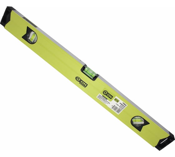 Изображение товара Уровень ON алюминиевый, магнитный, 3 глазка, 1 зеркальный, 60 см 05-04-060