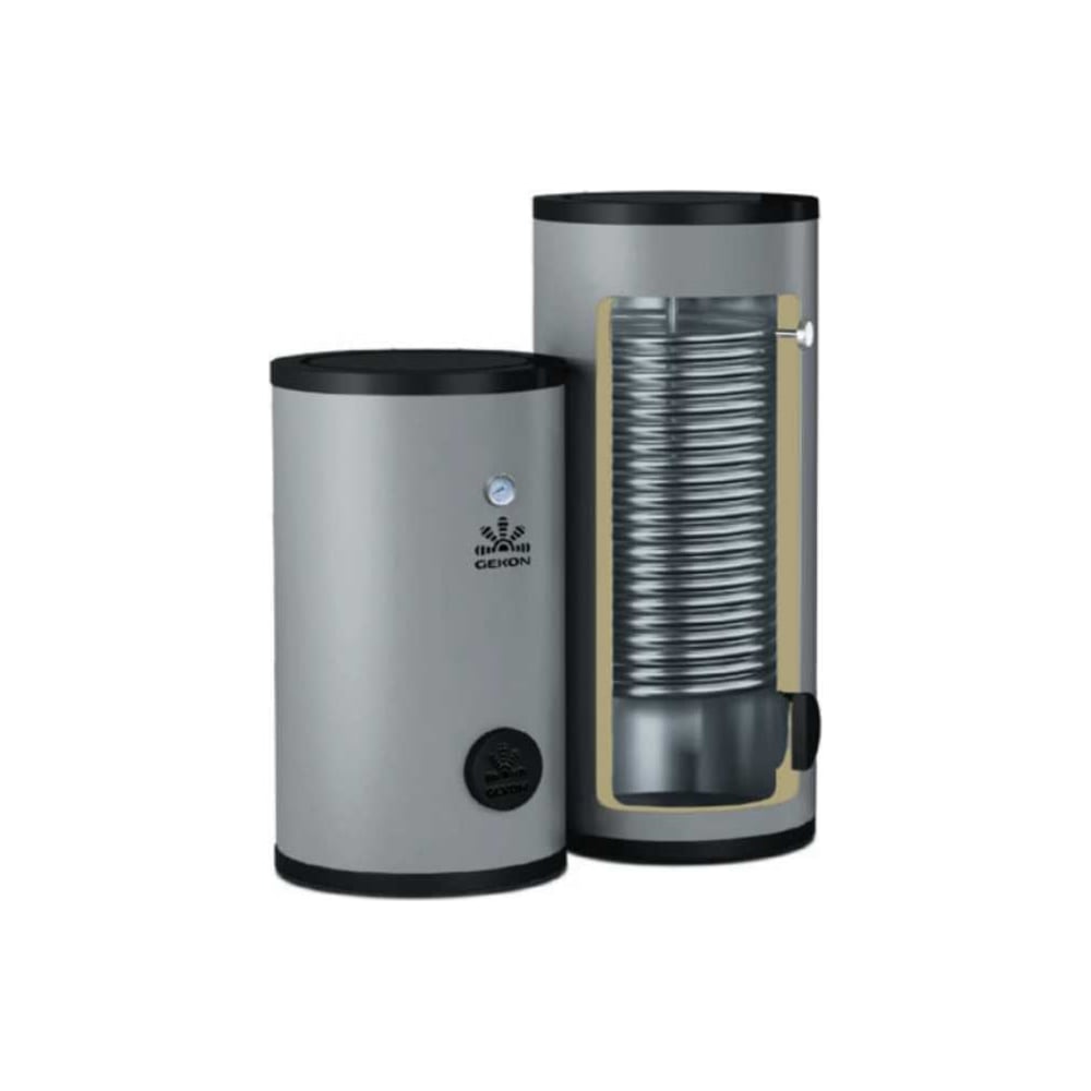 Изображение товара Напольный бойлер GEKON BXL 400 л с ТЭНом и змеевиком